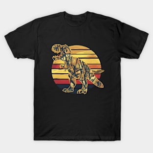 Vintage T-Rex  Nostalgic Vector Graphic T-Shirt